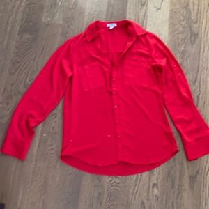 Express button down blouse